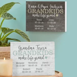 Make Life Grand Wood Block