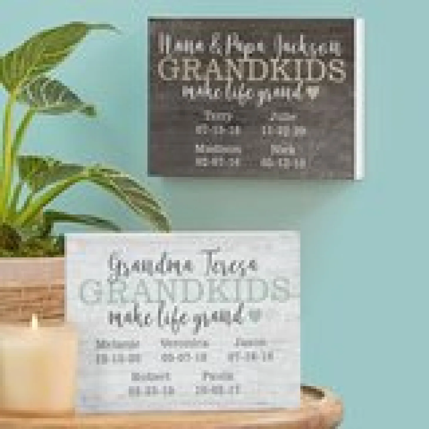 Make Life Grand Wood Block
