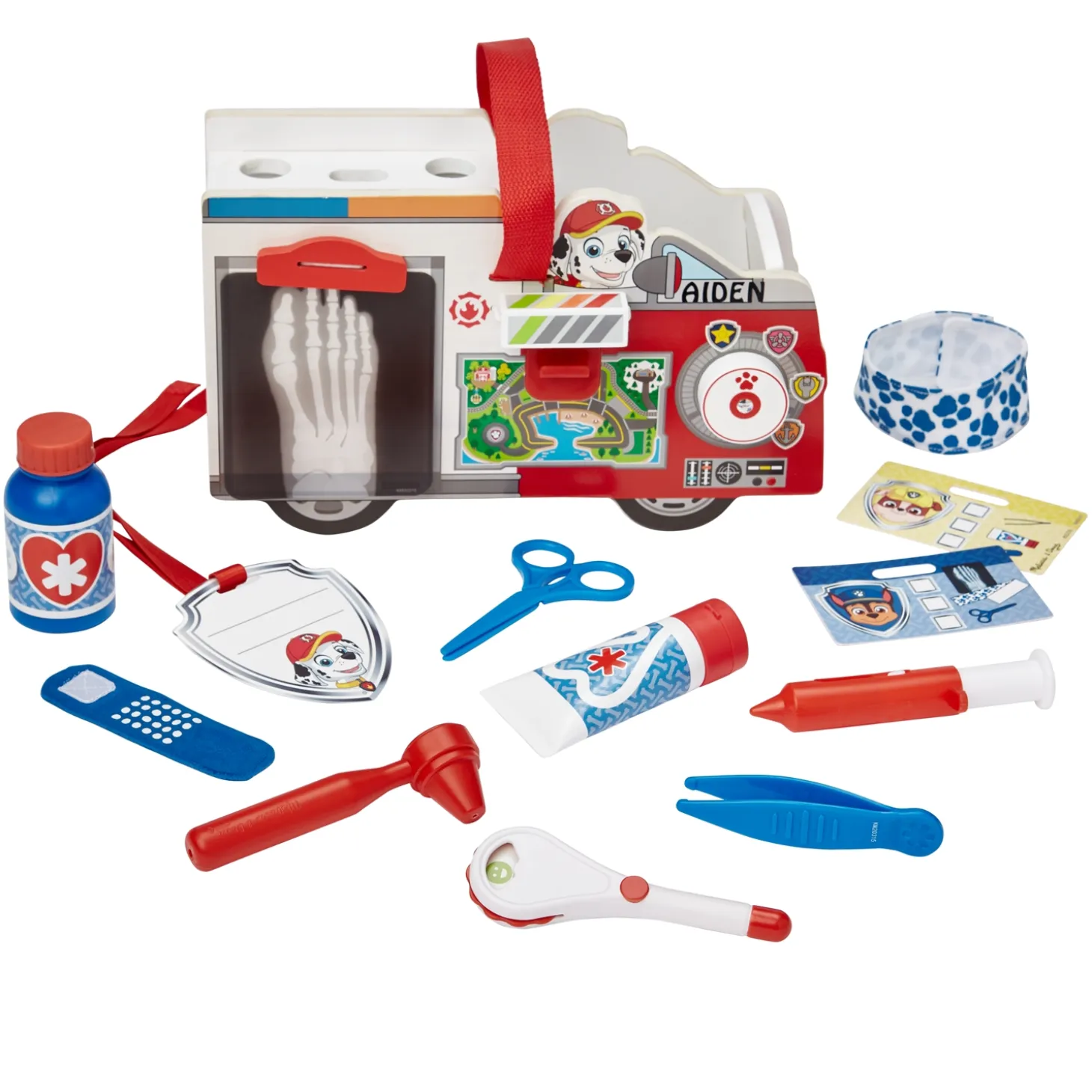 Melissa & Doug® Paw Patrol Marshall's Wooden Rescue Caddy