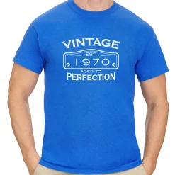 Men’s Classic Vintage Birthday T-Shirt
