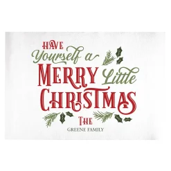 Merry Little Christmas Doormat