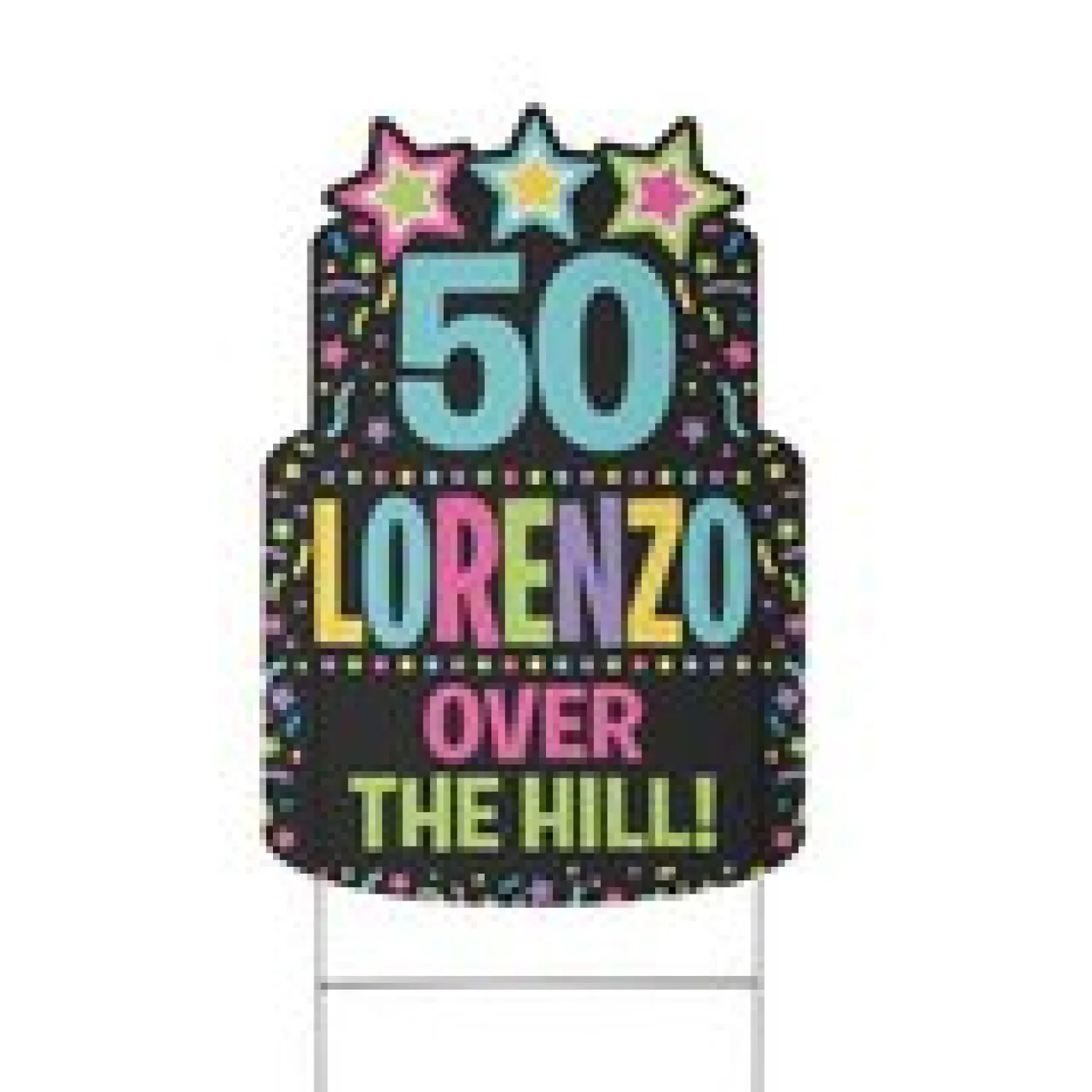 Milestone Birthday Yard Sign