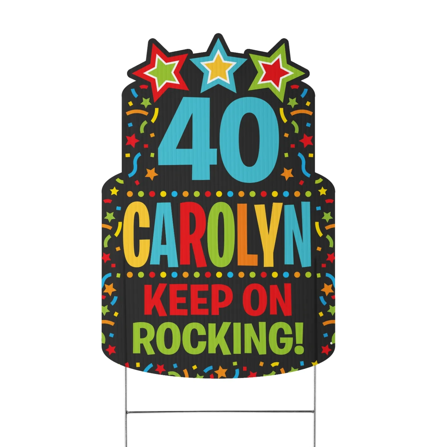 Milestone Birthday Yard Sign
