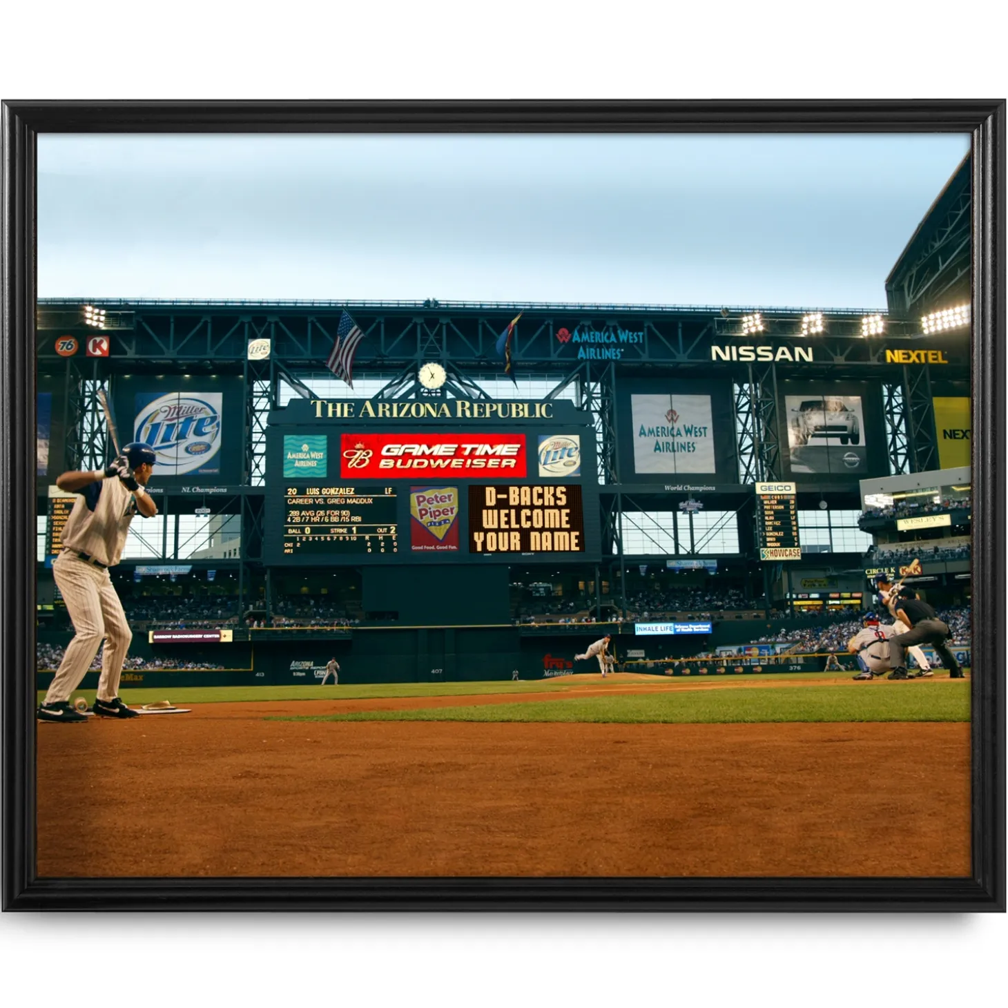 MLB & NFL Canvas Scoreboard Memories