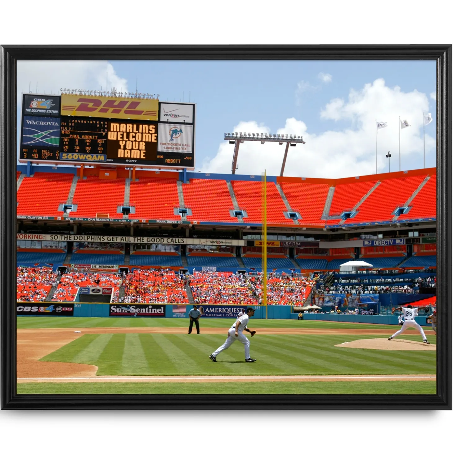 MLB & NFL Canvas Scoreboard Memories