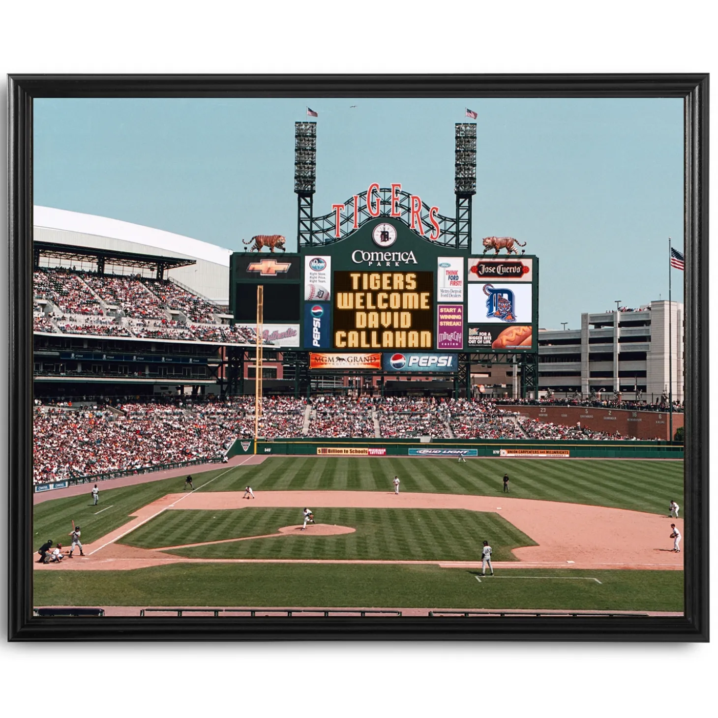 MLB & NFL Canvas Scoreboard Memories