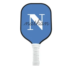 Modern Initial and Name Pickleball Paddle