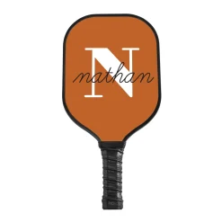 Modern Initial and Name Pickleball Paddle