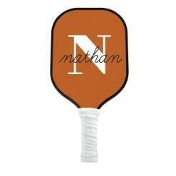 Modern Initial and Name Pickleball Paddle