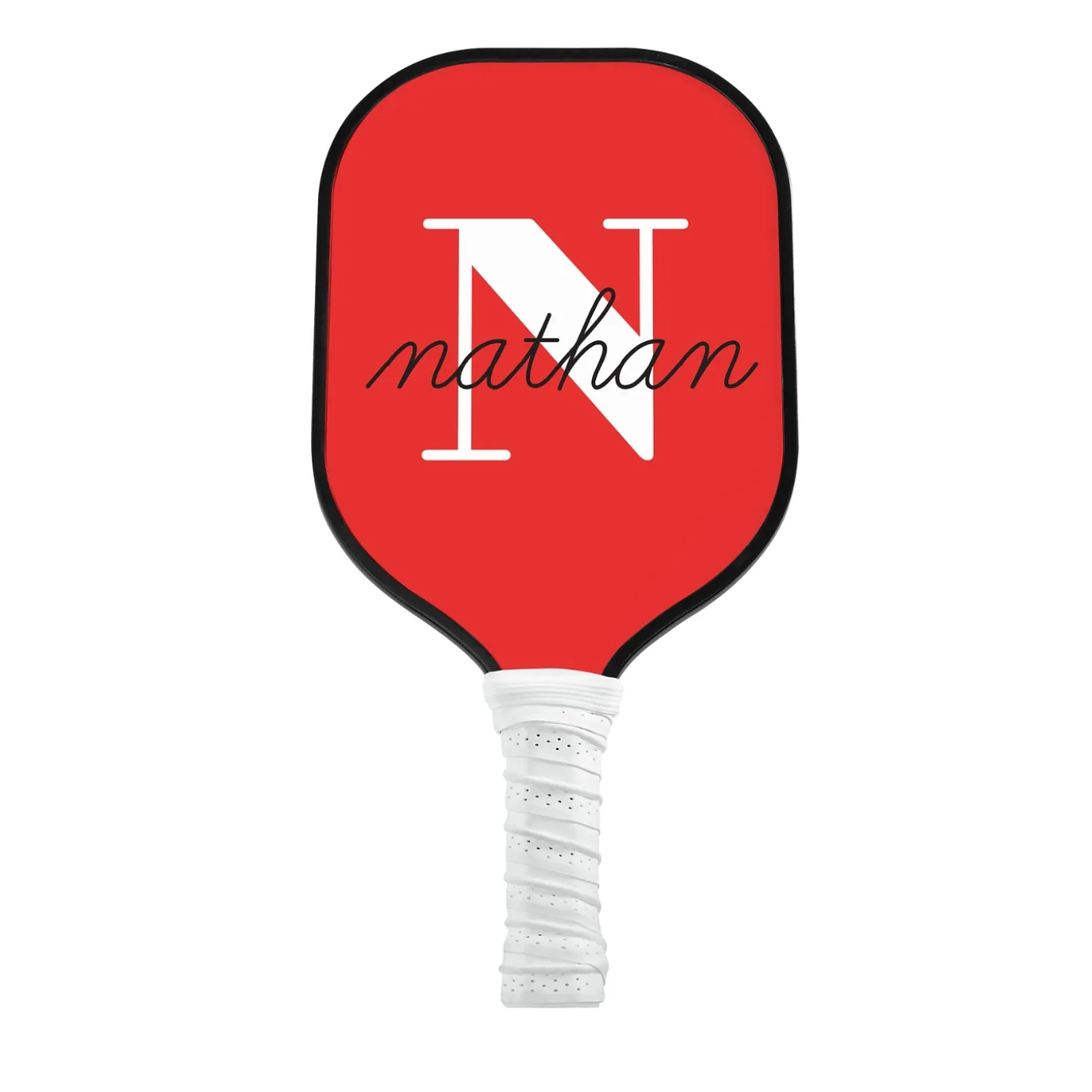 Modern Initial and Name Pickleball Paddle