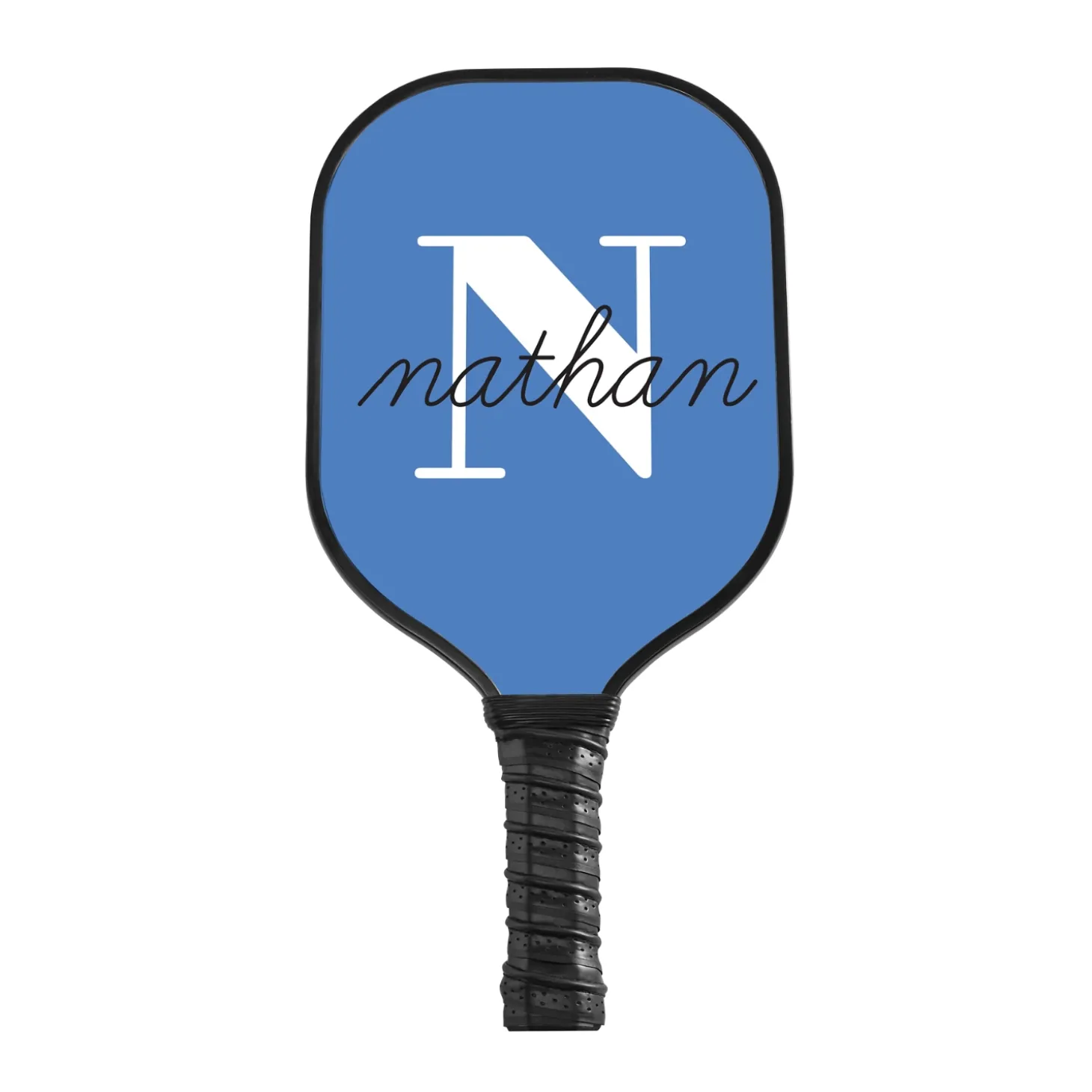 Modern Initial and Name Pickleball Paddle