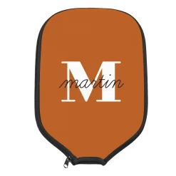 Modern Initial and Name Pickleball Paddle Cover