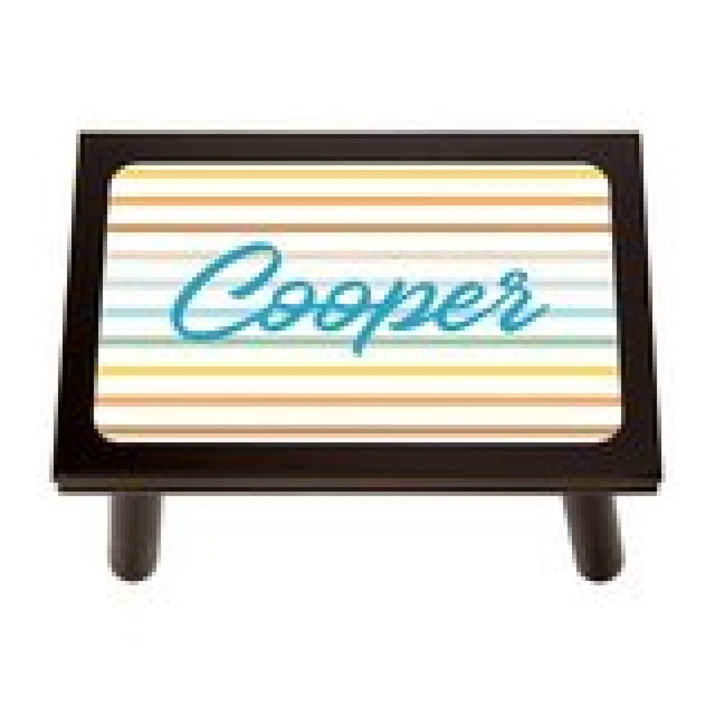Modern Stripes Step Stool
