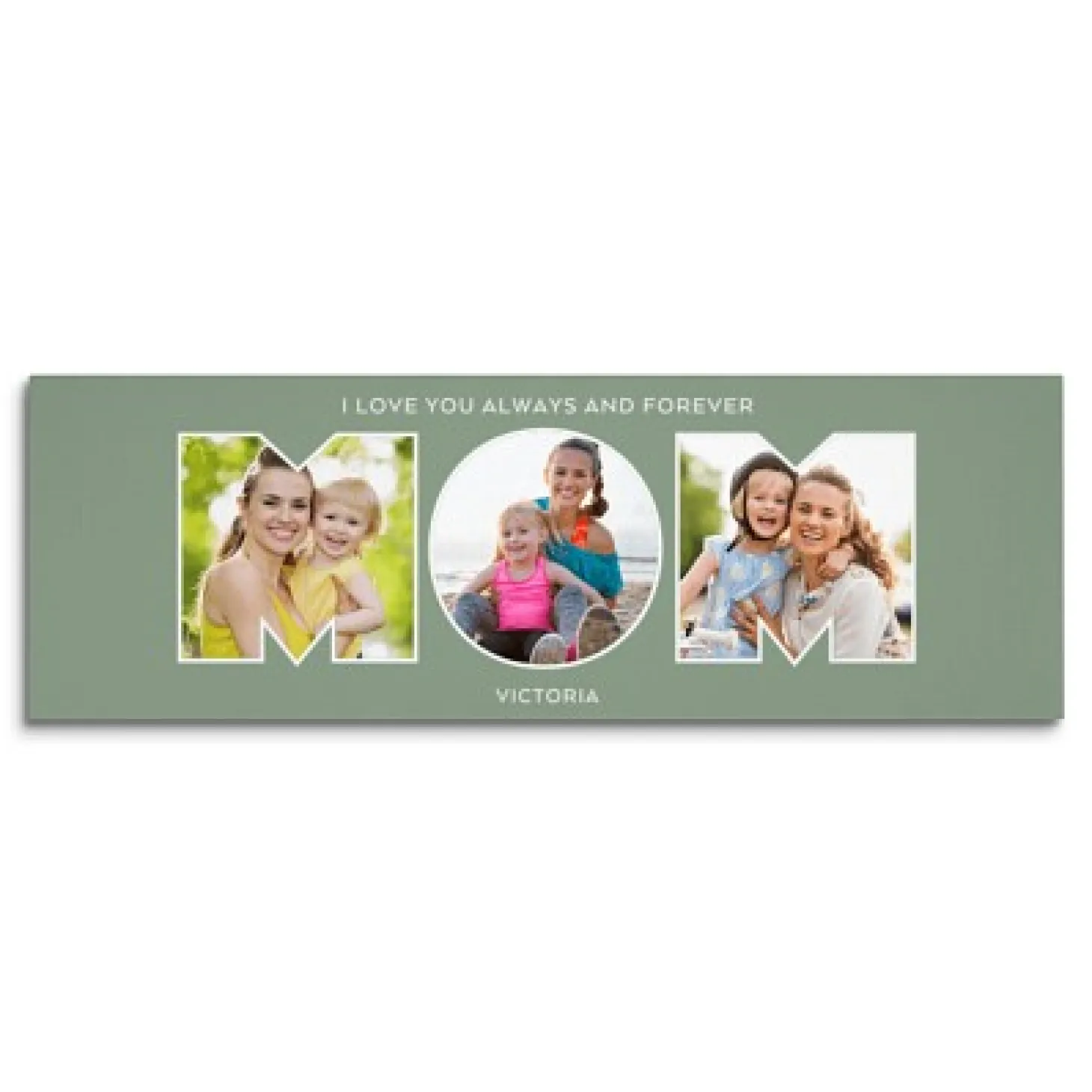 Mom/Nana Typography Photo Canvas