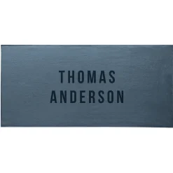 Monochrome Name Beach Towel