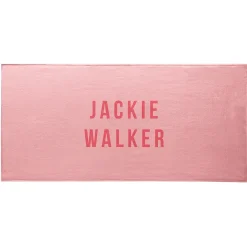Monochrome Name Beach Towel