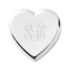 Monogram Heart Paperweight
