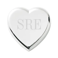 Monogram Heart Paperweight