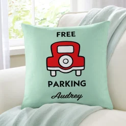 Monopoly Corner Space Throw Pillow