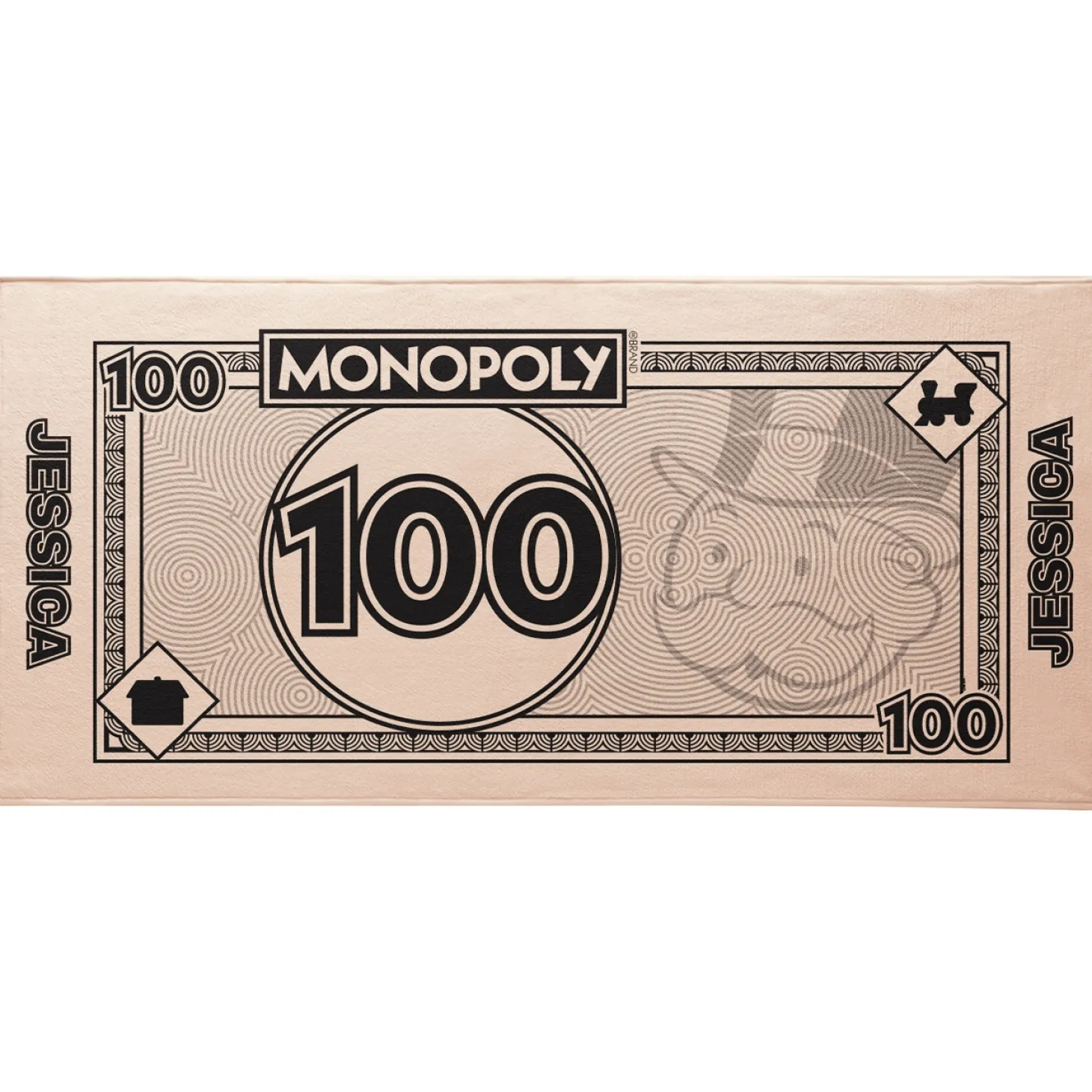 Monopoly Money Beach Towel