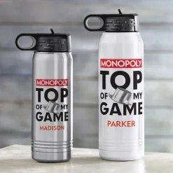 Monopoly Top Of My Game Water Bottle