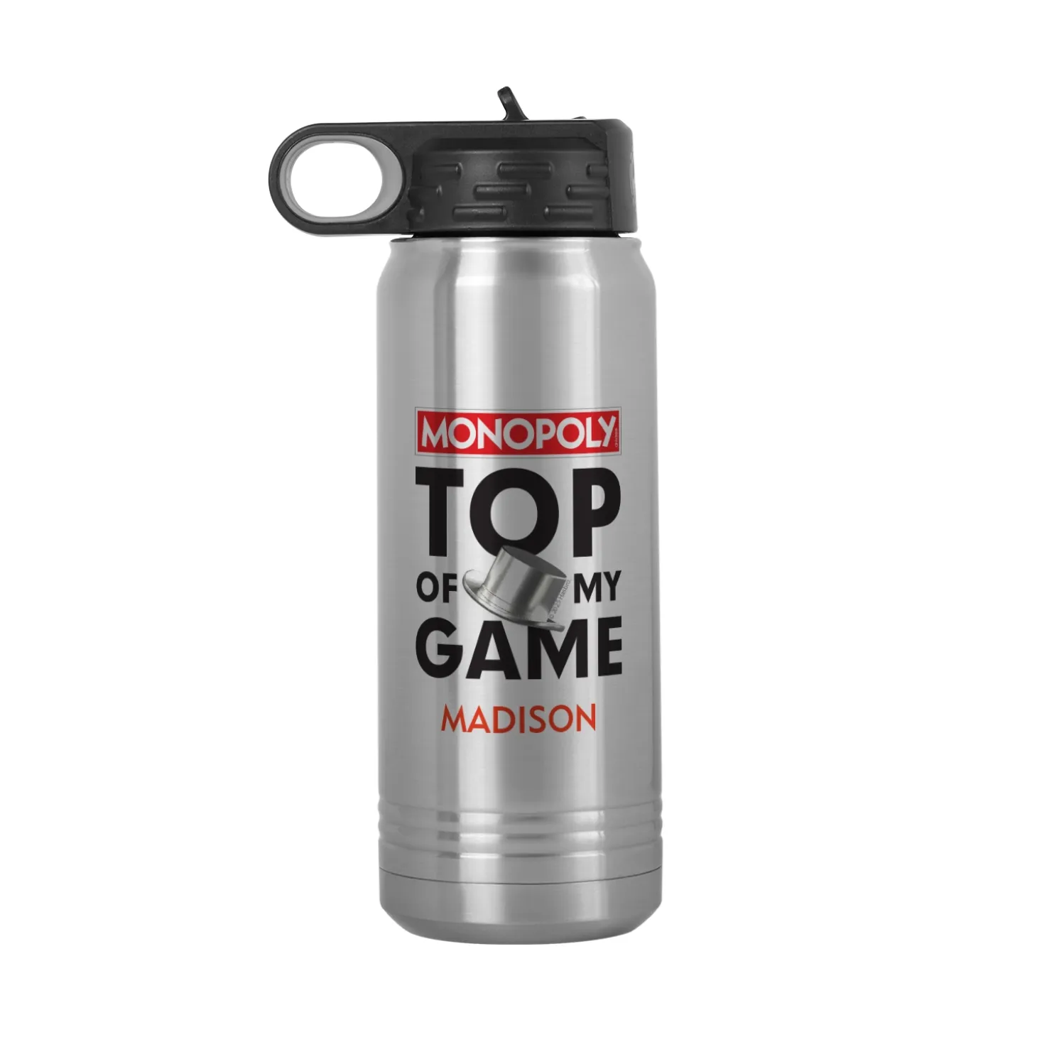 Monopoly Top Of My Game Water Bottle