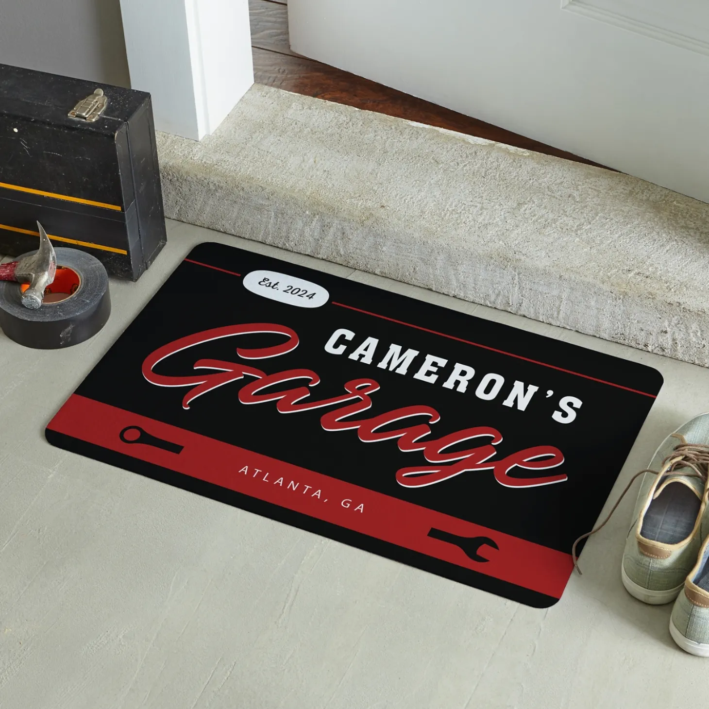 My Garage Doormat