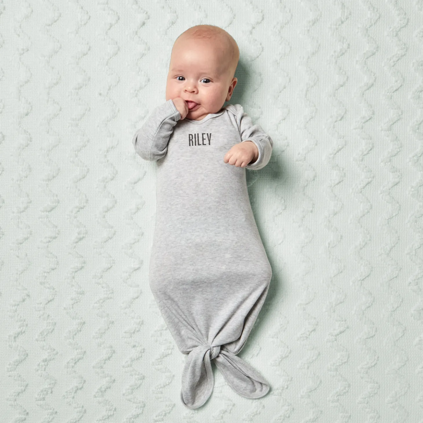 My Name Baby Knotted Gown