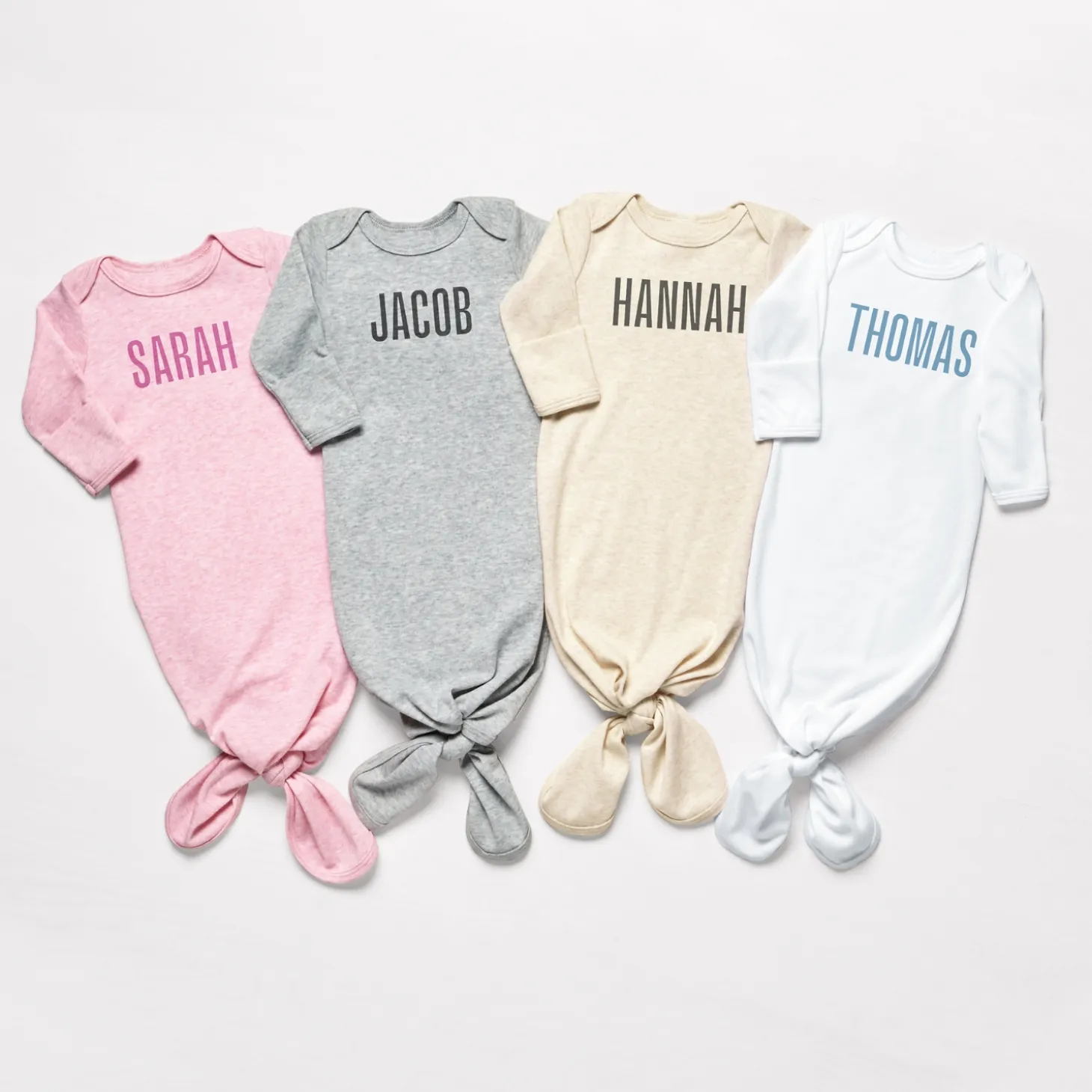 My Name Baby Knotted Gown