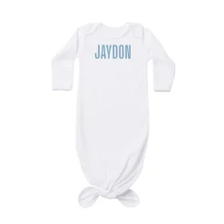 My Name Baby Knotted Gown