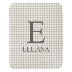 My Plaid Name Quilted Baby Blanket