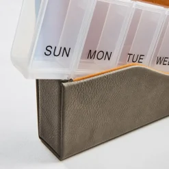 Name and Initial Large Pill Organizer .product-info-decoration { display: inline-flex; justify-content: space-between; align-items: center; border-radius: 0.4rem; background-color: #E8E8E8; padding: 0.2rem 0.4rem; font-size: 1.4rem; line-height: 1.6rem; font-weight: var(--font-weight-semibold); letter-spacing: 0.042rem; text-transform: uppercase; --decoration-icon-url: ''; /* will be dynamically set */}.product-info-decoration.badge-icon::before { content: ''; width: 2rem; height: 2rem; background: var(--decoration-icon-url) no-repeat; background-size: 100% 100%; display: block; margin-right: 0.4rem;} Laser Engraved