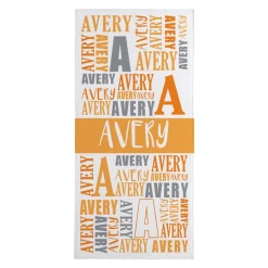 Name Game Beach Towel