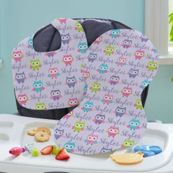 Name & Icon Bib & Burp Cloth Set