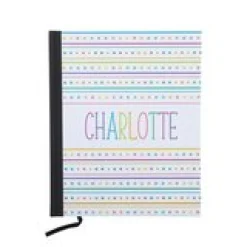Name In Stripes Notebook