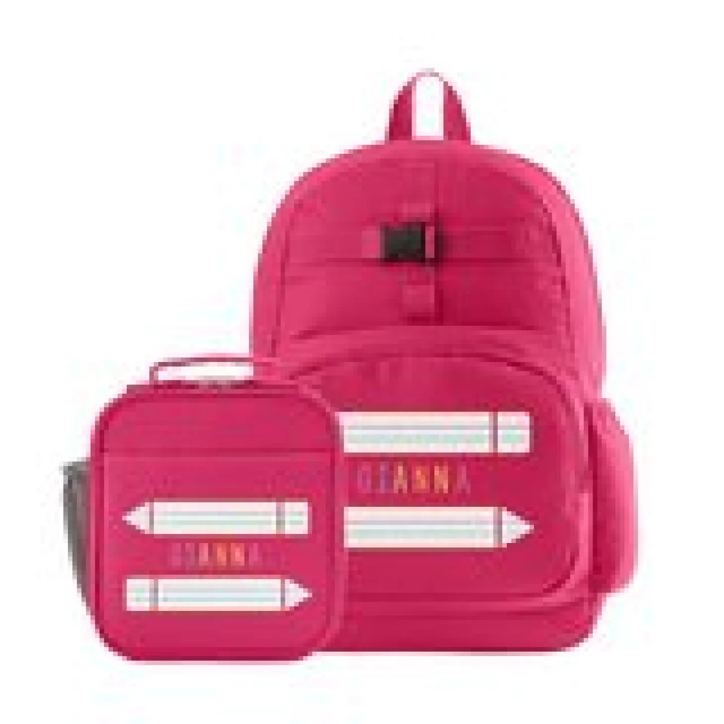 Name In Stripes Pink Backpack Collection
