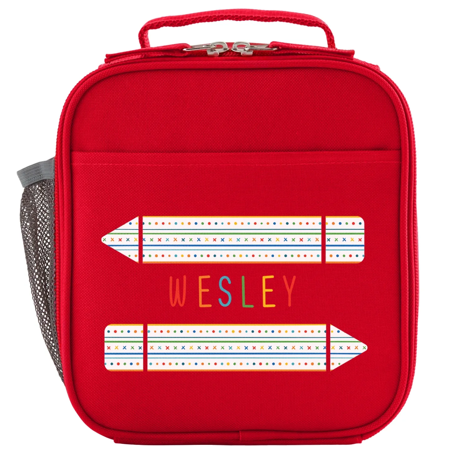 Name In Stripes Red Backpack Collection