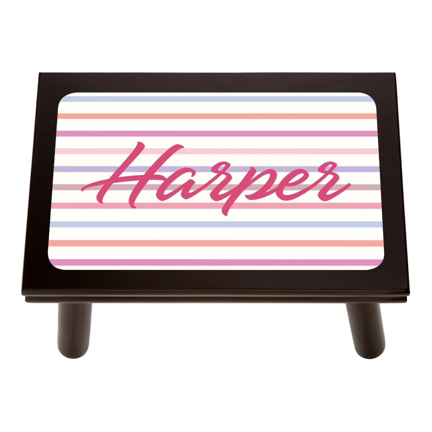 Name in Stripes Step Stool