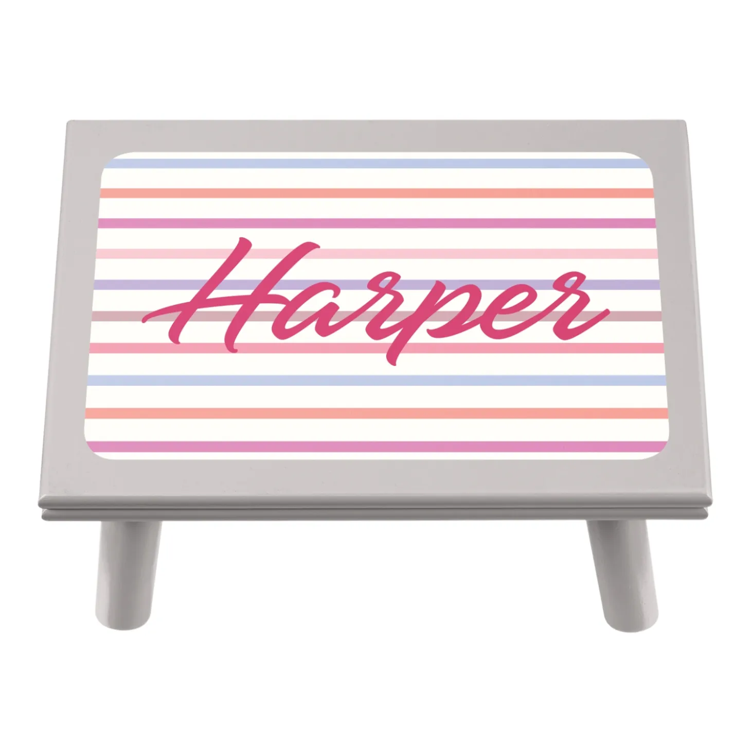 Name in Stripes Step Stool