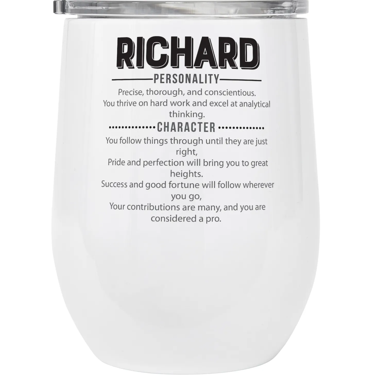 Name Meaning Insulated Wine Tumbler
