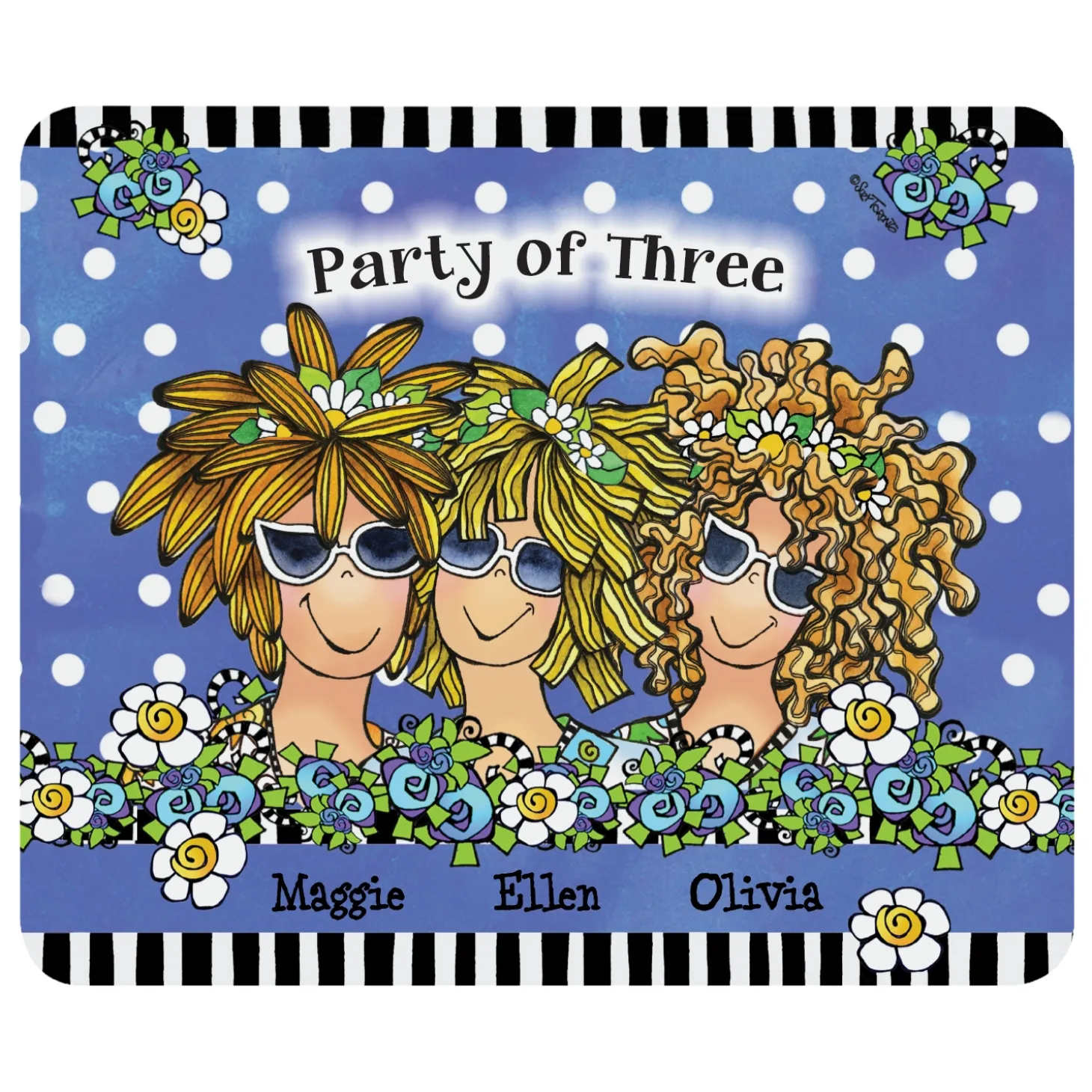 Name Your Own Sisterhood Mouse Pad by Suzy Toronto