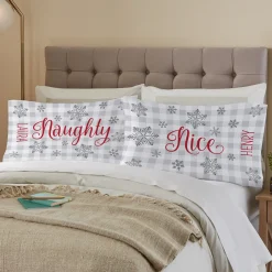 Naughty & Nice Pillow Cases