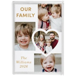 Our Family Photo Collage Glass Block