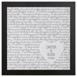Our Forever Vows Canvas