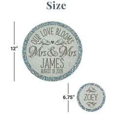 Our Love Blooms Garden Stone