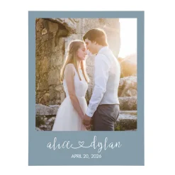 Our Love Connects Us Photo Wood Block