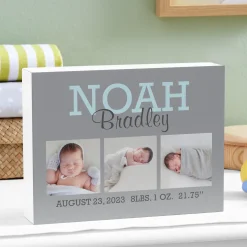 Our Sweet Baby Photo Wood Block