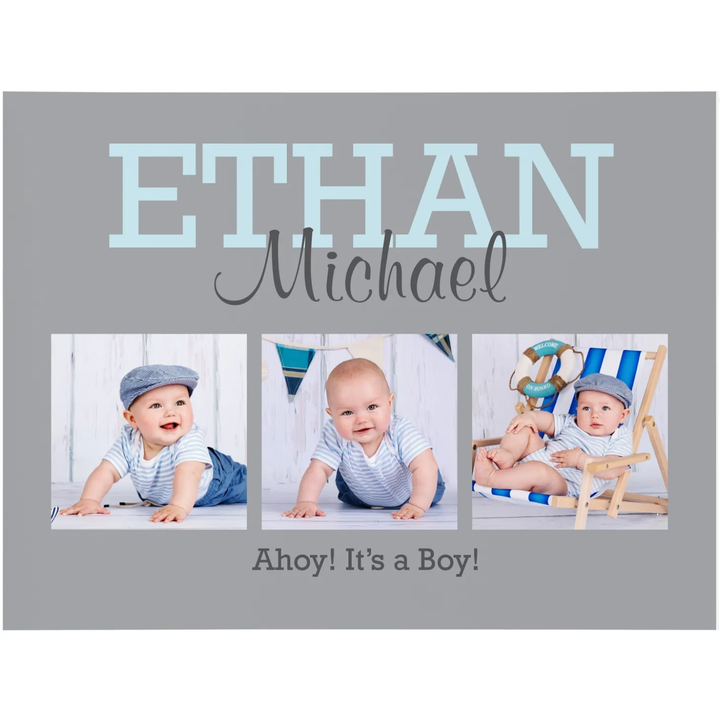 Our Sweet Baby Photo Wood Block