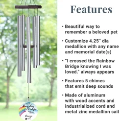 Over The Rainbow Bridge 30 inch Wind Chime