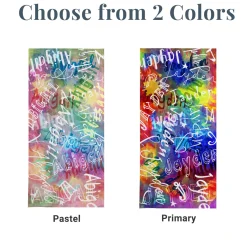 Paint Splatter Beach Towel